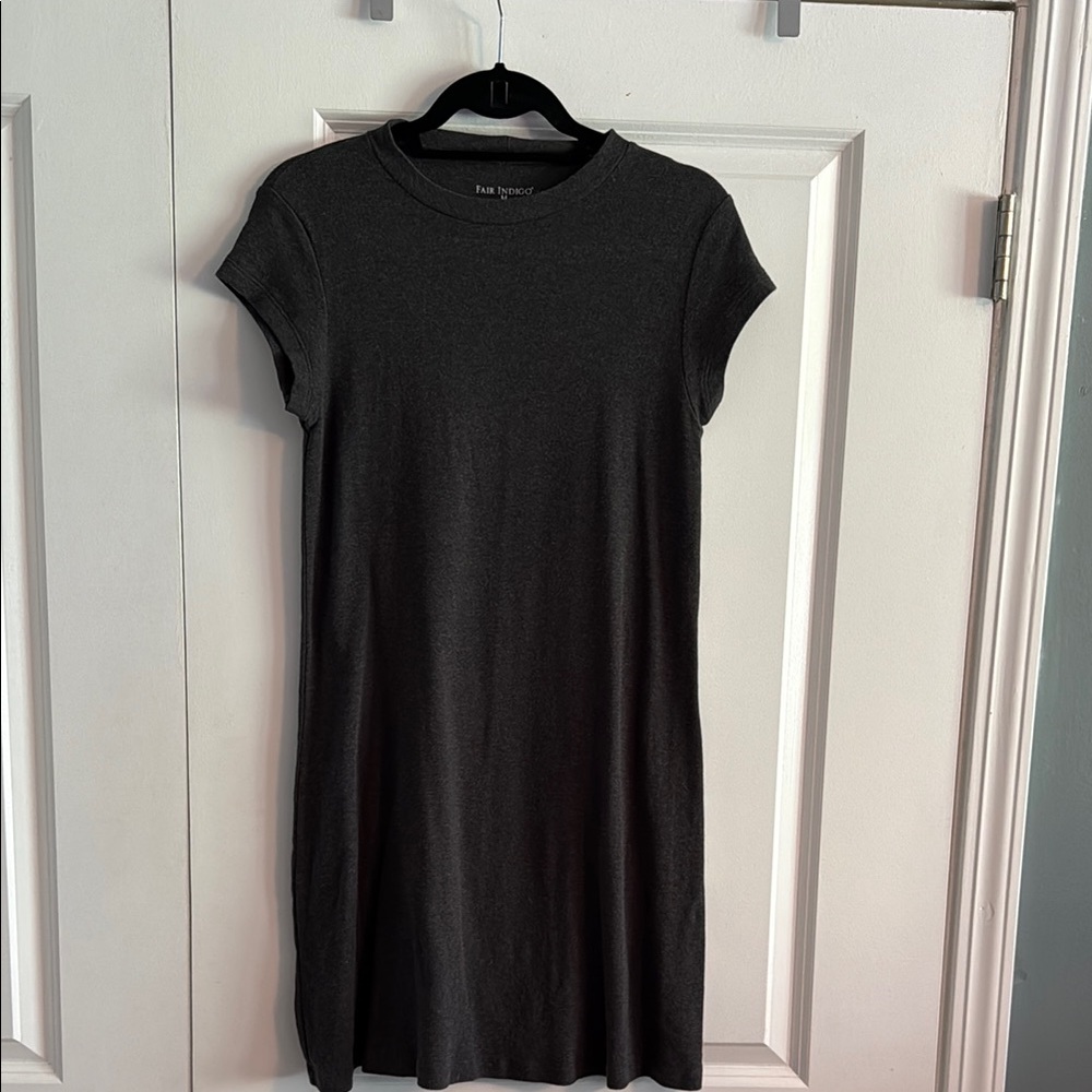 Grey Fair Indigo Organic Cotton T-Shirt Dress